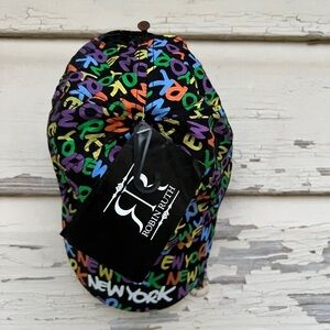 Robin Ruth New Yorker New York City Graffiti Colorful Ball Cap Hat Velcro